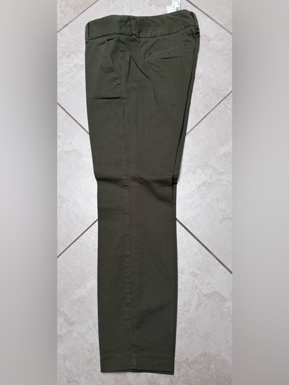 J Crew Andie Olive Green Chino Pants - Picture 3 of 4